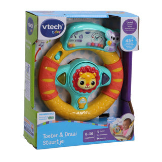 Load image into Gallery viewer, Vtech baby toeter en draai stuur