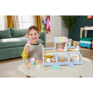 Afbeelding laden in galerijviewer, Fisher-price ijssalon speelgoed speelset voor kinderen - fantasierijk spelen.