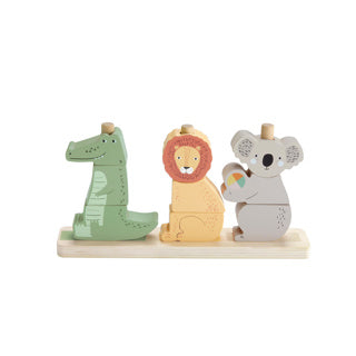 Laden Sie das Bild in Galerie -Viewer, Fisher price hout stapel dieren