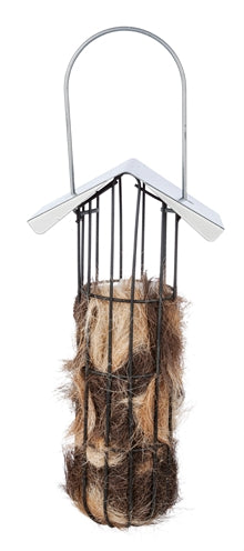 Load image into Gallery viewer, Trixie mezenbollenhouder met dak 4 bollen metaal zwart