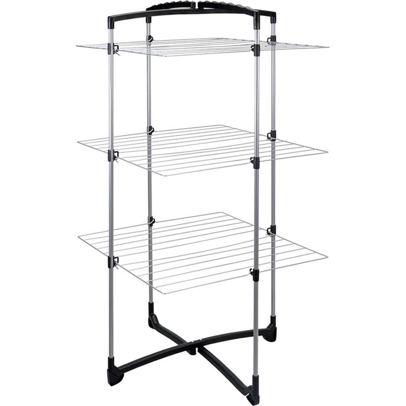 ギャラリービューアに画像をロードする, Metaltex tomado - droogtoren fortino 3 - 25 meter drooglengte - ook voor kledinghangers - half geopend te gebruiken