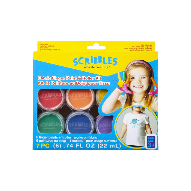 Load image into Gallery viewer, Scribbles • textiel vingerverf roller