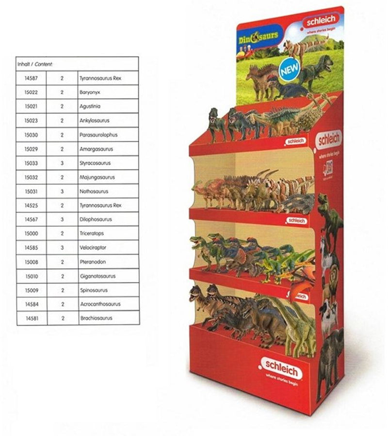 Cargue la imagen en el visor de la galería, Schleich dino's 18 ass. (39 stuks). 3+