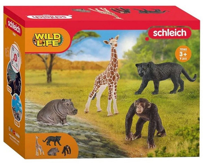 Chargez l'image dans la visionneuse de la galerie, Schleich wild life 4-pack. 15x19 cm. 3+