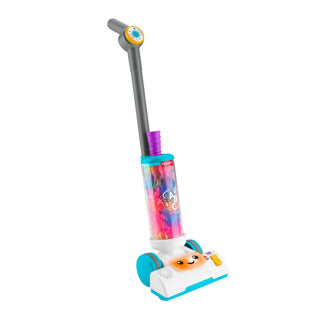 Afbeelding laden in galerijviewer, Fisher-price leerplezier 2-in-1 stofzuiger met stoffer en lichtjes en muziek