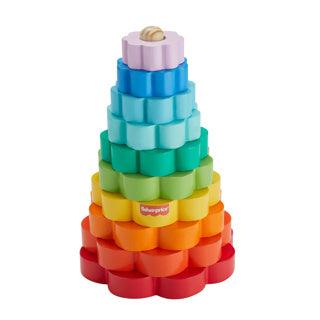Afbeelding laden in galerijviewer, Fisher price hout ring stacker | 2 stuks