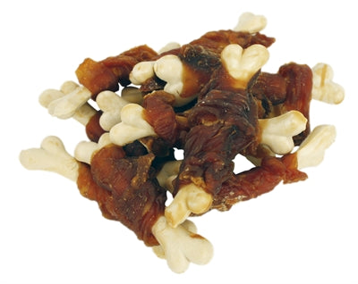 Load image into Gallery viewer, Wanpy Oven-roasted chicken jerky calcium bone twists