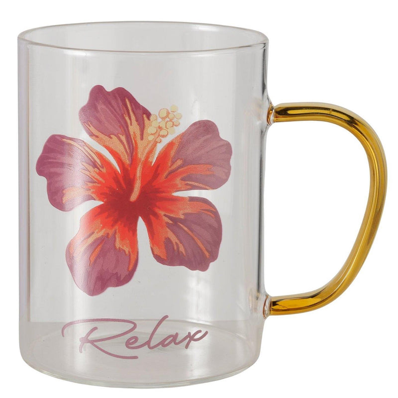 Load image into Gallery viewer, Boltze home mok hibiscus 400ml ø8xh11cm