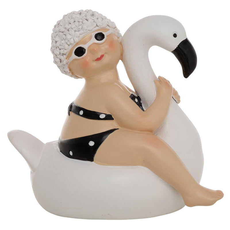 Afbeelding laden in galerijviewer, Boltze home figuur vrouw dolores 15x11x13,5cm 2 assorti