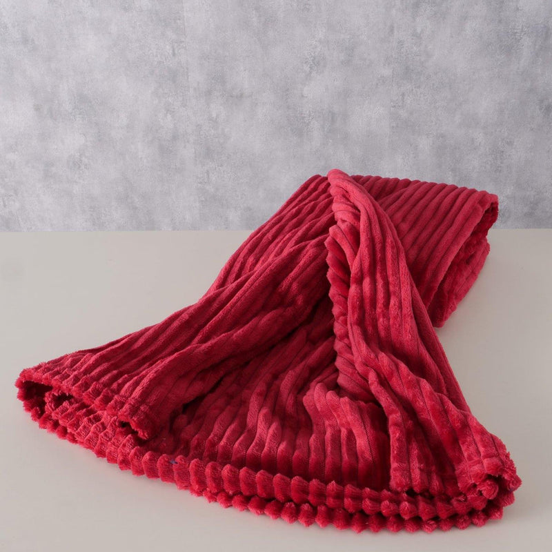 Afbeelding laden in galerijviewer, Boltze home woondeken hygge roze polyester 180x130cm