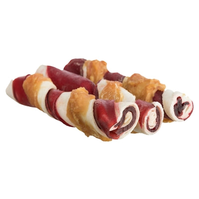 Load image into Gallery viewer, Trixie Denta fun barbecue chicken chewing rolls