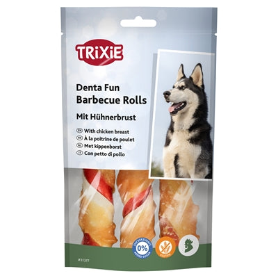 Load image into Gallery viewer, Trixie Denta fun barbecue chicken chewing rolls