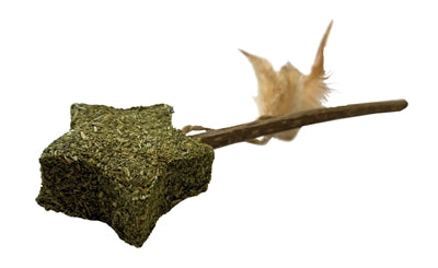 Load image into Gallery viewer, Croci Euphoria stick catnip ster met veren