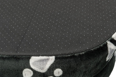 Load image into Gallery viewer, Trixie Hondenmand jimmy ovaal zwart met pootprint