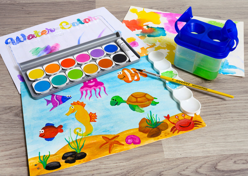 Load image into Gallery viewer, Eberhard faber ef-578312 verfdoos winner 12 kleuren