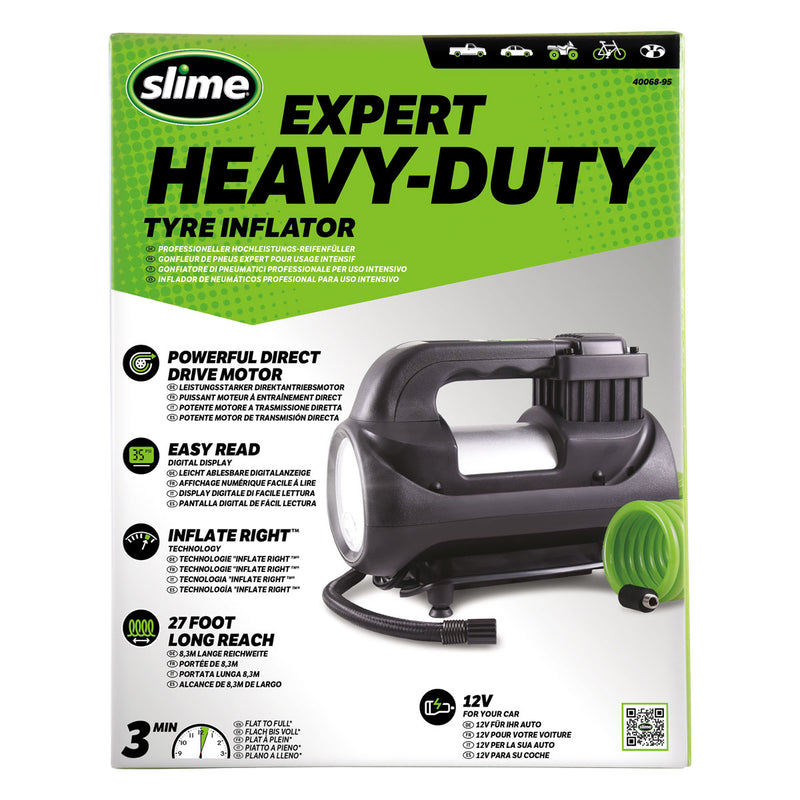 Load image into Gallery viewer, Slime expert heavy-duty 12v digitale bandenpomp compressor