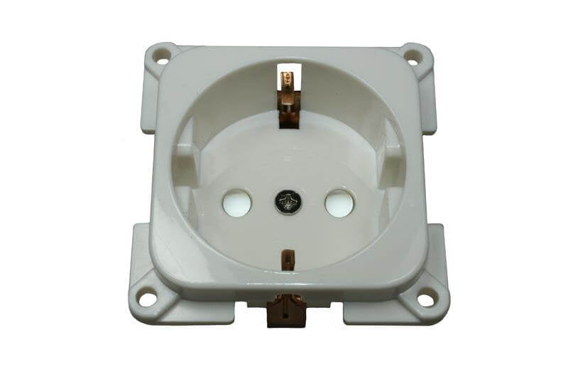 Cargue la imagen en el visor de la galería, C-line wandcontactdoos camper en caravan 230 volt wit - zonder verkoopverpakking