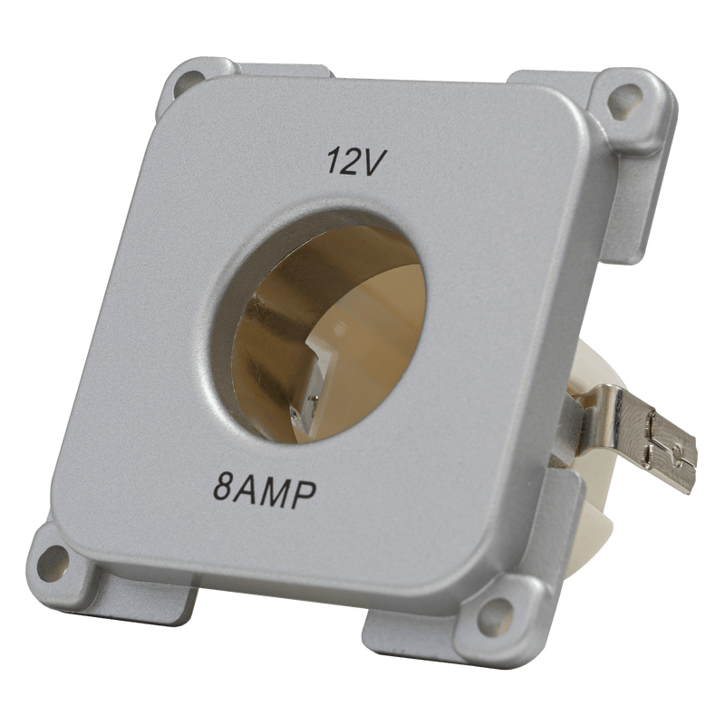 Cargue la imagen en el visor de la galería, C-line 12 volt stopcontact camper en caravan zilver