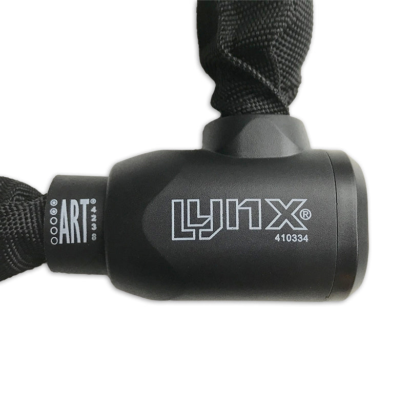 Load image into Gallery viewer, Lynx kettingslot art-2 100cmx9.0mm nylon hoes zwart op kaart
