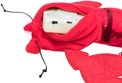 Load image into Gallery viewer, Trixie spartelgarnaal stof catnip rood