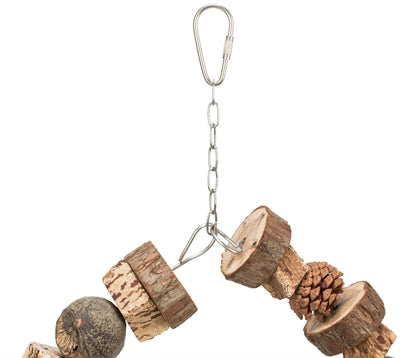Load image into Gallery viewer, Trixie ringschommel hout dennenappels naturel