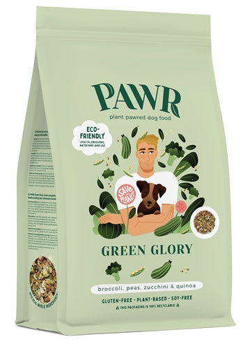 Load image into Gallery viewer, Pawr Plantaardig green glory broccoli erwten courgette quinoa