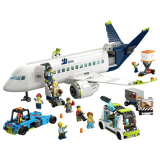 Afbeelding laden in galerijviewer, Lego city passagiersvliegtuig vliegtuig speelgoed set - 60367