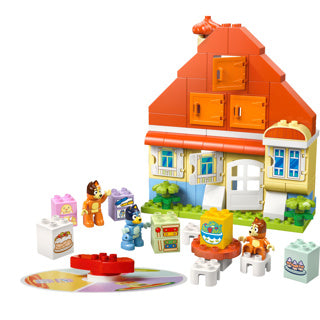 Afbeelding laden in galerijviewer, Lego ® duplo® bluey: huis van bluey en haar familie met geheugenspel - 10459
