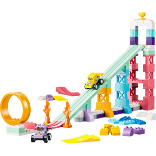 Afbeelding laden in galerijviewer, Lego ® duplo® stad 3-in-1 creatieve hellingen met voertuigen - leerzaam speelgoed voor kinderen vanaf 3 jaar - cadeautip voor peuters - 10478