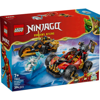 Afbeelding laden in galerijviewer, Lego ninjago 71864 kai en cole's combivoertuigen