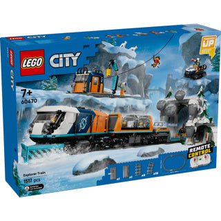 Afbeelding laden in galerijviewer, Lego city onderzoekstrein op de noordpool voertuig speelgoed - 60470