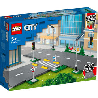 Afbeelding laden in galerijviewer, Lego city town 60304 wegplaten