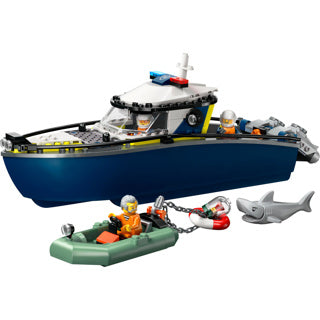 Afbeelding laden in galerijviewer, Lego ® city achtervolging met politieboot, drijft echt - 60456
