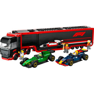 Afbeelding laden in galerijviewer, Lego city f1 truck met rb20 en amr24 f1® auto's speelset - 60445