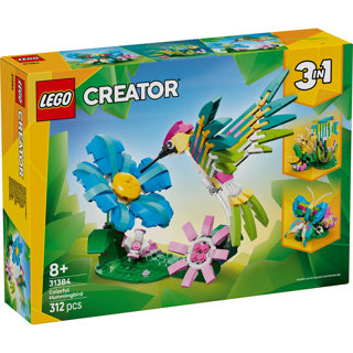 Afbeelding laden in galerijviewer, Lego ® creator 3in1 wilde dieren: kleurrijke kolibrie - 31384
