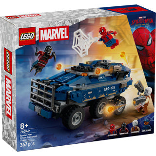 ギャラリービューアに画像をロードする, Lego ǀ marvel spider-man achtervolging van gevangenistransport bouwpakket voor kinderen 76349