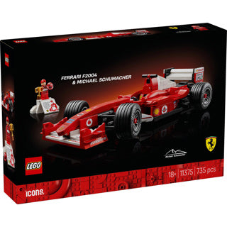 ギャラリービューアに画像をロードする, Lego icons ferrari f2004 en michael schumacher - 11375