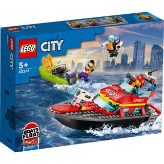 Load image into Gallery viewer, Lego city 60373 reddingsboot brand