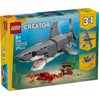 Afbeelding laden in galerijviewer, Lego creator 31381 woeste haai met schatkist