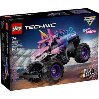 Afbeelding laden in galerijviewer, Lego technic 42220 monster jam sparkle smash pull-back