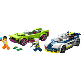 ギャラリービューアに画像をロードする, Lego politiewagen en snelle autoachtervolging - 60415