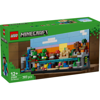 Afbeelding laden in galerijviewer, Lego minecraft minibiomen videogame speelgoed voor kinderen en kinderkamer decoratie - 21589