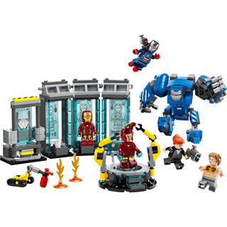 Afbeelding laden in galerijviewer, Lego marvel iron mans laboratorium: harnasruimte set - 76315