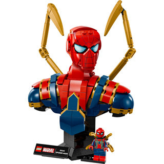 Afbeelding laden in galerijviewer, Lego super heroes 76326 iron spider-man buste
