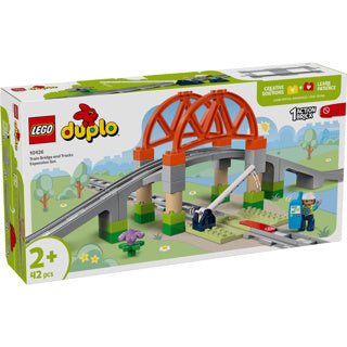 Chargez l'image dans la visionneuse de la galerie, Lego duplo town 10426 treinbrug en rails uitbreidingsset