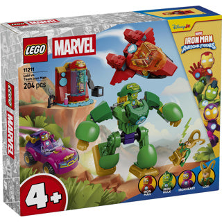 Chargez l'image dans la visionneuse de la galerie, Lego marvel 11211 loki tegen team iron man