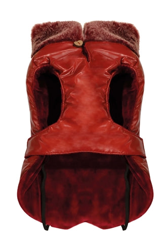 Load image into Gallery viewer, Croci hondenjas padded bull chic rood
