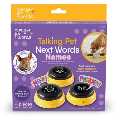 Load image into Gallery viewer, Hunger for words talking pet next words names