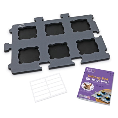 Load image into Gallery viewer, Hunger for words talking pet button mat