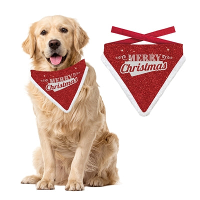 Load image into Gallery viewer, Plenty gifts Kerst bandana merry christmas glitter rood